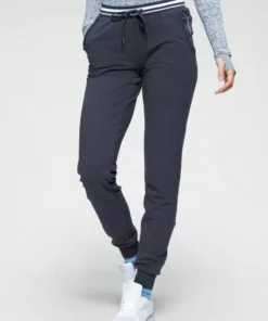 KangaROOS Jogginghose Mit gestreiftem Taillenbündchen