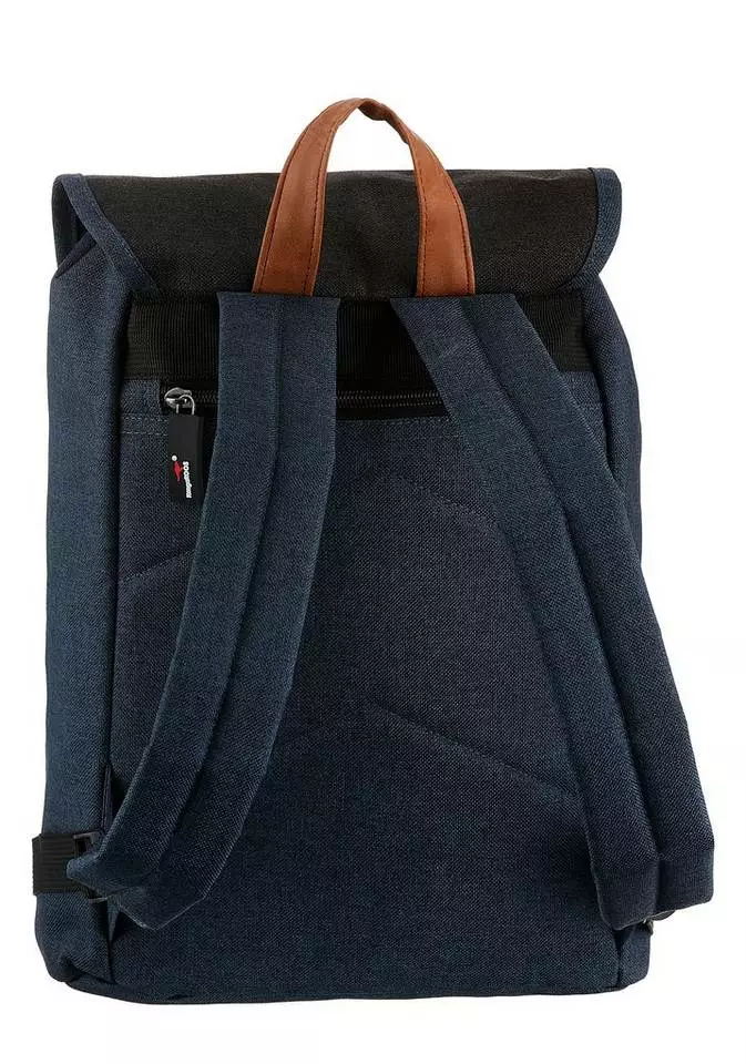 KangaROOS Cityrucksack, in schlichter Optik Dunkelblau, Schwarz 3 KangaROOS Cityrucksack, in schlichter Optik Dunkelblau, Schwarz – Bild 3