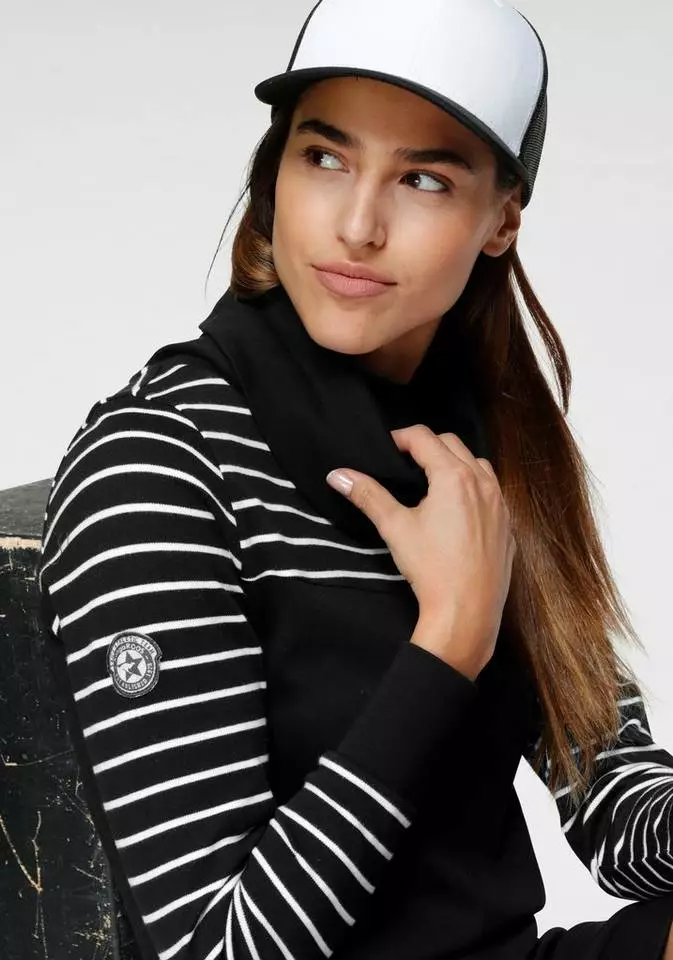 KangaROOS Sweatkleid mit gestreiftem Schulter- und Ärmelbereich 3 KangaROOS Sweatkleid mit gestreiftem Schulter- und Ärmelbereich – Bild 3