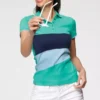 KangaROOS Poloshirt mit Colorblocking Hummer-blau, Grün-marine, Marine-grün-weiß, Weiß-rot-marine