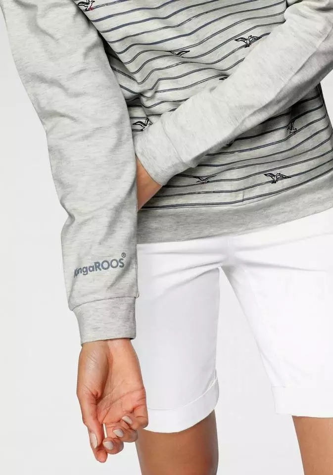KangaROOS Sweatshirt mit modischem Möven-Streifen-Mix - NEUE KOLLEKTION 4 KangaROOS Sweatshirt mit modischem Möven-Streifen-Mix - NEUE KOLLEKTION – Bild 4