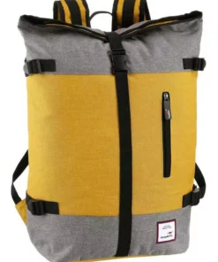 KangaROOS Cityrucksack, mit modischem Roll Top Gelb-grau, Schwarz -KangaROOS Verkaufsladen a870ae3f bad3 50bf 8f97 eea2c2e5133b