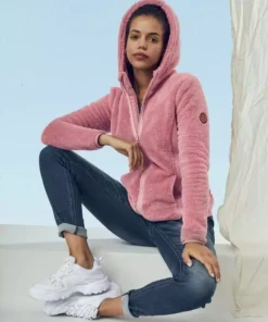 KangaROOS Kapuzenplüschjacke aus kuscheligem Teddyfell Mauve, Marine, Schwarz -KangaROOS Verkaufsladen a912022a 5b89 5523 8266 90e21b180989