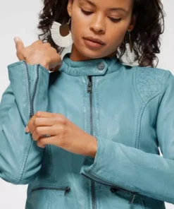 KangaROOS Lederjacke mit Ziersteppungen im sportlichem Biker-Style -KangaROOS Verkaufsladen a964cf12 5400 5c5e b3eb a4456da22137