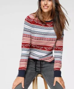 KangaROOS Rundhalspullover im Jaquard-Feinstrick Bunt, Natur-braun 19 KangaROOS Rundhalspullover im Jaquard-Feinstrick Bunt, Natur-braun -KangaROOS Verkaufsladen a9e1629c 2d7f 59bf 9bcc 9958e8afe31b