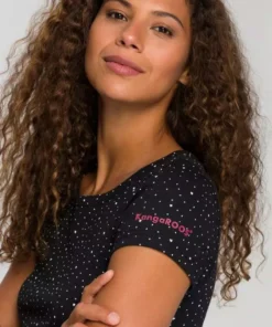 KangaROOS T-Shirt im Allover- oder mit Front-Druck Wei&szlig;, Marine-meliert, Koralle, Schwarz -KangaROOS Verkaufsladen ad1736bd cd09 5fec 9fd5 549a0b82ff0a