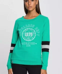 KangaROOS Sweatshirt mit sportlichen Kontrasteinsätzen am Ärmel Schwarz, Marine-bedruckt, Gr&uuml;n -KangaROOS Verkaufsladen af8c2a2b c6f6 5a5b bf60 d4b627c86619