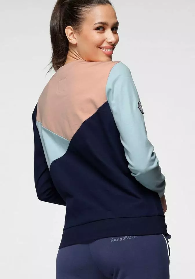 KangaROOS Sweatshirt mit asymetrischem Colour-Blocking - NEUE KOLLEKTION 3 KangaROOS Sweatshirt mit asymetrischem Colour-Blocking - NEUE KOLLEKTION – Bild 3