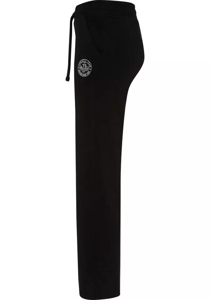 KangaROOS Loungepants mit Retro-Logo-Druck und elastischem Bund - NEUE KOLLEKTION Schwarz, Marine 3 KangaROOS Loungepants mit Retro-Logo-Druck und elastischem Bund - NEUE KOLLEKTION Schwarz, Marine – Bild 3