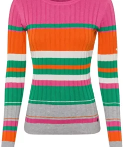 KangaROOS Rundhalspullover im sportivem Streifen-Design Bunt-lila, Weiß-marine-rot-gestreift, Wollweiß-rosa, Pink-orange-grün 12 KangaROOS Rundhalspullover im sportivem Streifen-Design Bunt-lila, Weiß-marine-rot-gestreift, Wollweiß-rosa, Pink-orange-grün -KangaROOS Verkaufsladen b1117c56 61b3 524d 874c 1597344ba15b