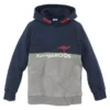 KangaROOS Kapuzensweatshirt zweifarbig mit Logodruck