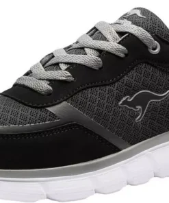 KangaROOS »KR Mild« Sneaker Grau-rosa, Schwarz-weiß