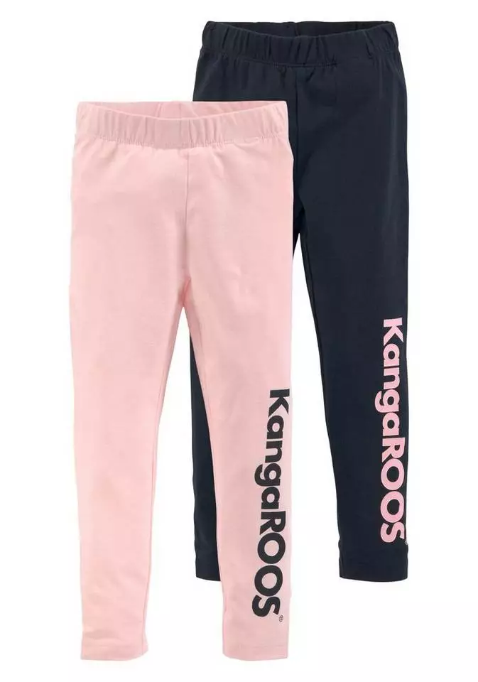 KangaROOS Leggings (Packung, 2-tlg) mit Logo-Schriftzug 1 KangaROOS Leggings (Packung, 2-tlg) mit Logo-Schriftzug