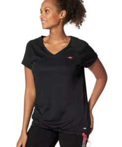 KangaROOS Funktionsshirt Große Größen Koralle, Schwarz, Petrol, Lila