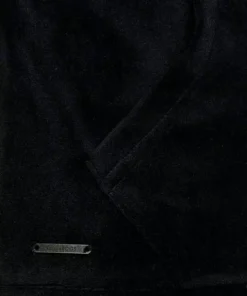 KangaROOS Kapuzensweatjacke aus weichem Nicky-Samt mit collem Nieten-Logo - NEUE KOLLEKTION Schwarz, Marine -KangaROOS Verkaufsladen b75b3b78 f124 53ca b120 0c61245582d8