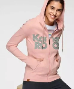 KangaROOS Kapuzensweatjacke mit großem Logo-Front-Print - NEUE KOLLEKTION Marine, Rosa -KangaROOS Verkaufsladen b8a1a67a 415a 5da9 9230 2a592df7e26a