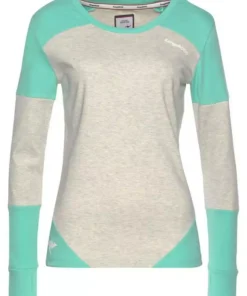 KangaROOS Sweatshirt im modischen Color-Blocking Koralle-grau, Hellt&uuml;rkis-ecru, Schwarz-wei&szlig; -KangaROOS Verkaufsladen b9c10350 e6f1 5754 a7e1 900ecd6016cf