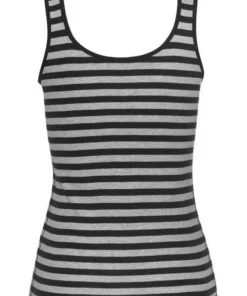 KangaROOS Tanktop mit großem Marken-Logo im Brustbereich Marine-wei&szlig;-gestreift, Himbeere-gestreift, Hellblau-wei&szlig;, Schwarz-hellgrau-meliert -KangaROOS Verkaufsladen b9c69eff 2e91 59ac 9a6d a5b1921477e9