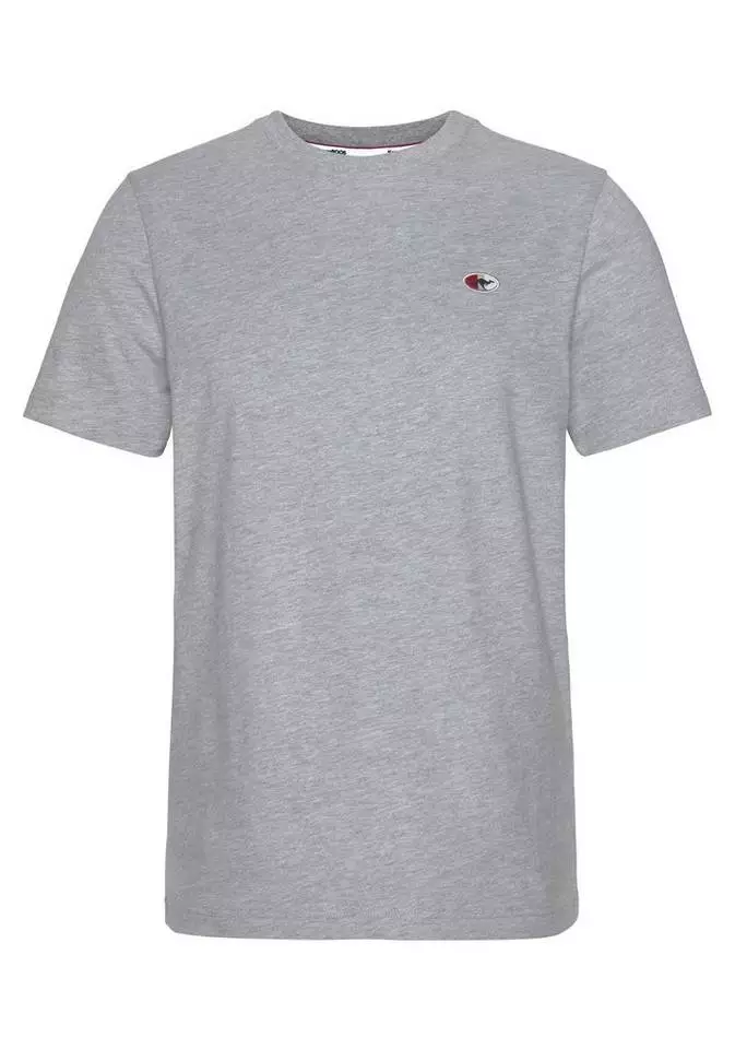 KangaROOS T-Shirt unifarben Grau-meliert, Türkis, Royalblau, Schwarz 4 KangaROOS T-Shirt unifarben Grau-meliert, Türkis, Royalblau, Schwarz – Bild 4