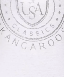 KangaROOS Rundhalsshirt mit großem Logodruck im Collage-Look Hellgrau-meliert, Wei&szlig; -KangaROOS Verkaufsladen bd3daeeb e8c5 55f8 b0e0 dbe1c96c9eff