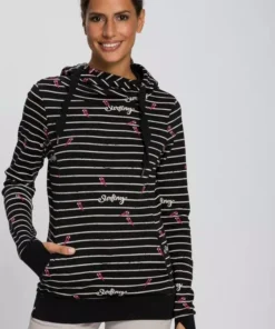 KangaROOS Hoodie in Langform mit überlappender Kapuze Ecru-meliert-mittelblau, Blau-meliert-weiß, Koralle-meliert, Schwarz 18 KangaROOS Hoodie in Langform mit überlappender Kapuze Ecru-meliert-mittelblau, Blau-meliert-weiß, Koralle-meliert, Schwarz -KangaROOS Verkaufsladen bdf2740e 4f61 57c2 b3d2 96ea7eab40cd