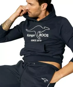 KangaROOS Kapuzensweatshirt mit breiten Bündchen an den Abschlüssen Grau-meliert, Navy, Bordeaux -KangaROOS Verkaufsladen be89ee8d 7782 5355 b676 4d06de956a77