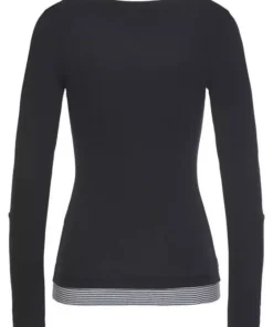 KangaROOS 2-in-1-Shirt mit geöffneter Zierknopfleiste und Turn-up Ärmeln Schwarz-weiß, Himbeere-marine-weiß, Türkis-schwarz-weiß, Marine-weiß -KangaROOS Verkaufsladen c00c12da ef1f 5b69 9234 d26ed16c6343