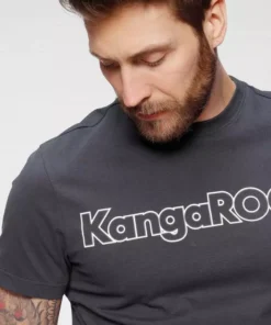 KangaROOS Rundhalsshirt mit Logoprint Bordeaux, Marine -KangaROOS Verkaufsladen c034b545 06b4 517b 9c6a 86d1b2921fab