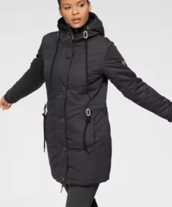 KangaROOS Winterjacke mit großen Knöpfen und dicker Kordel - NEUE KOLLEKTION Schwarz, Marine -KangaROOS Verkaufsladen c14ddc0b c5e5 5e5d 9b8c 891e172da2d2