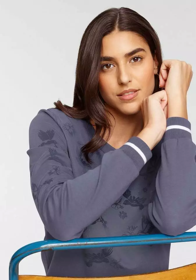 KangaROOS Sweatshirt mit modischem Vögel-Allover-Druck - NEUE KOLLEKTION 3 KangaROOS Sweatshirt mit modischem Vögel-Allover-Druck - NEUE KOLLEKTION – Bild 3