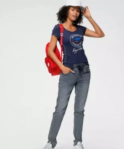 KangaROOS Jogg Pants in Denim-Optik mit elastischem Bündchen Black-used, Dark-rinsed, Blue-used, Schwarz -KangaROOS Verkaufsladen c2b559e3 0f73 55ab bd18 f09f31cec183