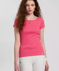 KangaROOS T-Shirt im Allover- oder mit Front-Druck Wei&szlig;, Marine-meliert, Koralle, Schwarz -KangaROOS Verkaufsladen c3d518b7 1fa7 5754 a1a7 6b3191b4d8e6