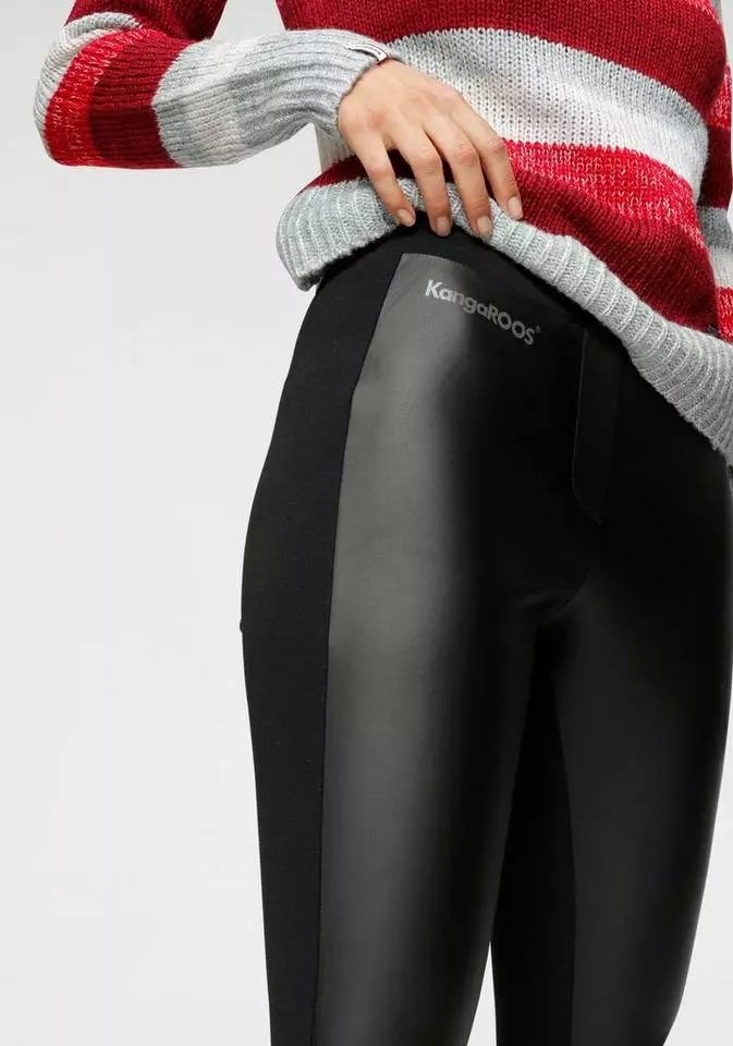 KangaROOS Leggings mit leichter Lederoptik 3 KangaROOS Leggings mit leichter Lederoptik – Bild 3