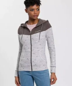 KangaROOS Kapuzensweatjacke mit Colourblocking im Uni-Alloverdruck-Mix - NEUE KOLLEKTION Ecru-meliert, Blau, Marine-rosa -KangaROOS Verkaufsladen c7d98ac4 7939 5875 913e 99381ca157d7