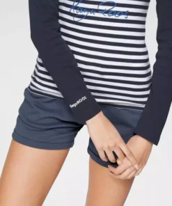 KangaROOS Langarmshirt mit großem Retro Label-Druck und Raglanärmeln - NEUE KOLLEKTION Schwarz-grau, Marine-weiß, Himbeere-weiß -KangaROOS Verkaufsladen c823a43c 2150 527d 85cf b2a7f90b4ddc