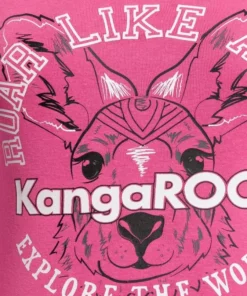 KangaROOS Langarmshirt mit Känguru-Front-Print Blau, Pink, Bedruckt-wei&szlig;, Schwarz-bedruckt -KangaROOS Verkaufsladen ca84628f 255a 5c2d 8125 a9fa412c2b43