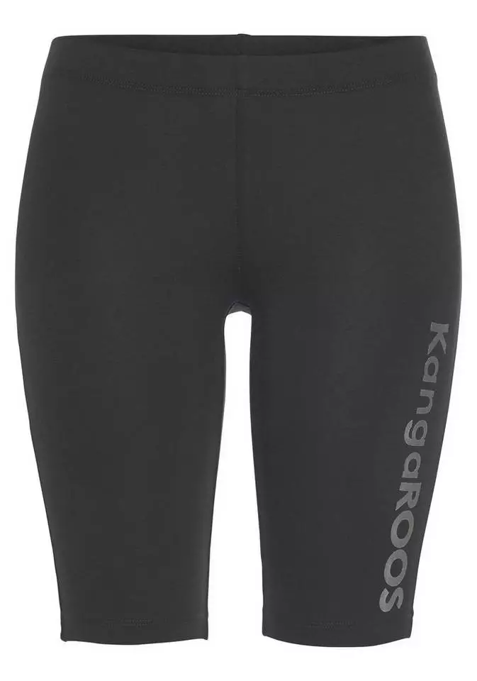 KangaROOS Radlerhose (2-tlg) perfekt kombinierbar mit Kleidern und Röcken Marine-schwarz, Weiß-hellgrau-melange-bedruckt-silberfarben 10 KangaROOS Radlerhose (2-tlg) perfekt kombinierbar mit Kleidern und Röcken Marine-schwarz, Weiß-hellgrau-melange-bedruckt-silberfarben – Bild 10