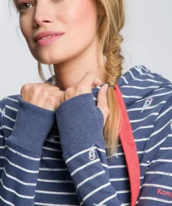 KangaROOS Hoodie in Langform mit überlappender Kapuze Ecru-meliert-mittelblau, Blau-meliert-weiß, Koralle-meliert, Schwarz 12 KangaROOS Hoodie in Langform mit überlappender Kapuze Ecru-meliert-mittelblau, Blau-meliert-weiß, Koralle-meliert, Schwarz -KangaROOS Verkaufsladen cae68675 b61d 5098 80b0 583fb5965e6b