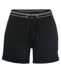 KangaROOS Sweatshorts mit Aufschlag und kontrastfarbenen Streifen - NEUE KOLLEKTION Marine-wei&szlig;, Schwarz-anthrazit -KangaROOS Verkaufsladen cbf38854 8585 5dcd bcb0 5030b39e8851