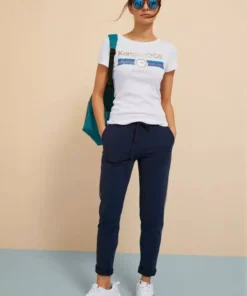 KangaROOS T-Shirt mit Label Metallic Print Hellgrau-meliert, T&uuml;rkis, Schwarz, Marine -KangaROOS Verkaufsladen cc0adb4b 66c1 5003 885f 00e32df95775