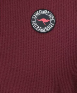 KangaROOS Langarmshirt mit Logobrustbadge Bordeaux, Marine -KangaROOS Verkaufsladen cc4f0f8b 3c23 5f03 8087 f42ee7ab9432