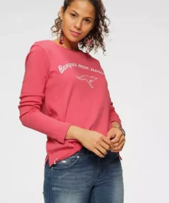 KangaROOS Sweatshirt mit auffälligem Print Himbeere, Marine -KangaROOS Verkaufsladen cd4dbdb9 180a 5841 abd1 54d5f7dccf19