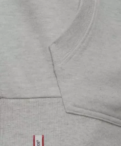 KangaROOS Kapuzensweatshirt mit sportiven Logo-Prints Schwarz, Hellgrau-meliert -KangaROOS Verkaufsladen ce1e8e5a edeb 5e80 88dc c79d6f68773a