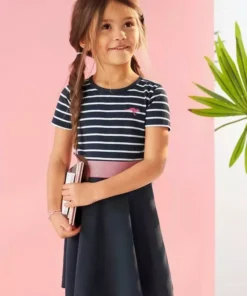 KangaROOS Jerseykleid mit Glitzerband in der Taille -KangaROOS Verkaufsladen d1296055 e122 5de7 be62 04051003cf2e