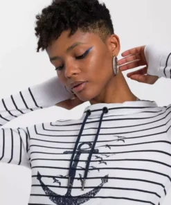 KangaROOS Sweatshirt mit sportlichem Stehkragen und maritimen Druck - NEUE KOLLEKTION -KangaROOS Verkaufsladen d41918a9 02e4 5352 8303 e86b4cf38e32