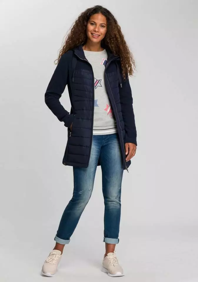 KangaROOS Sweater mit süßen Sternchen-Drucken Hellgrau-meliert, Marine-bedruckt, Schwarz 4 KangaROOS Sweater mit süßen Sternchen-Drucken Hellgrau-meliert, Marine-bedruckt, Schwarz – Bild 4