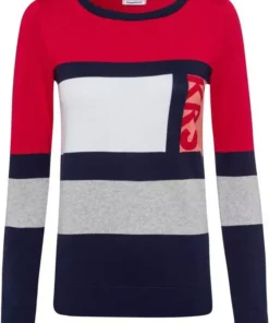 KangaROOS Rundhalspullover im modischem Colourblocking-Look - NEUE KOLLEKTION