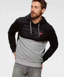 KangaROOS Kapuzensweatshirt mit großem Logofrontprint