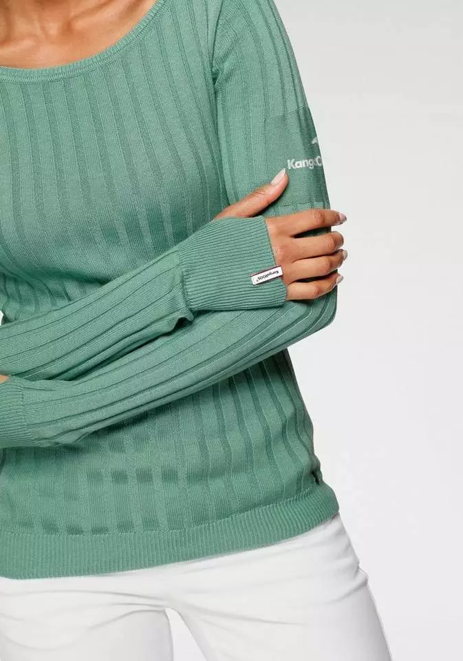 KangaROOS Rundhalspullover in vielen verschiedenen Farben - NEUE KOLLEKTION Graugrün, Marine, Rostbraun, Schwarz 4 KangaROOS Rundhalspullover in vielen verschiedenen Farben - NEUE KOLLEKTION Graugrün, Marine, Rostbraun, Schwarz – Bild 4