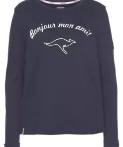 KangaROOS Sweatshirt mit auffälligem Print Himbeere, Marine -KangaROOS Verkaufsladen d8cdd0b4 20f8 593b 8d90 894315c94d7d